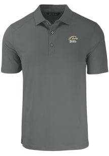 Cutter and Buck Western Michigan Broncos Mens Grey Forge Recycled Design Short Sleeve Polo