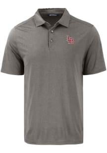 Cutter and Buck Louisville Bats Mens Grey Coastline Eco Short Sleeve Polo
