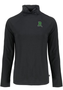 Cutter and Buck Dayton Dragons Womens Black Coastline Eco Funnel Neck Crew Sweatshirt