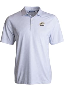 Cutter and Buck Western Michigan Broncos Mens White Pike Pebble Short Sleeve Polo