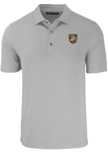 Cutter and Buck Army Black Knights Mens Grey Forge Short Sleeve Polo