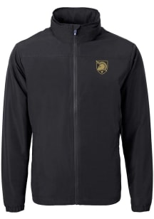 Cutter and Buck Army Black Knights Mens Black Charter Eco Light Weight Jacket