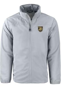 Cutter and Buck Army Black Knights Mens Grey Charter Eco Light Weight Jacket