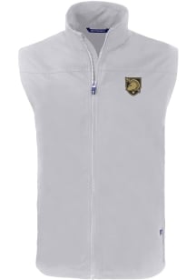 Cutter and Buck Army Black Knights Mens Grey Charter Sleeveless Jacket