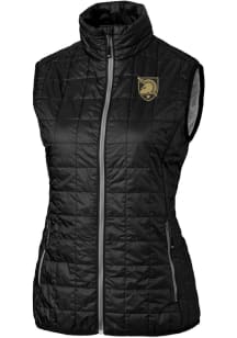 Cutter and Buck Army Black Knights Womens Black Rainier PrimaLoft Vest