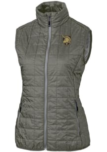 Cutter and Buck Army Black Knights Womens Green Rainier PrimaLoft Vest