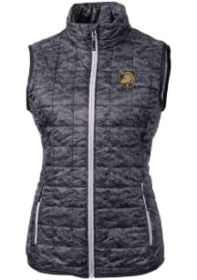Cutter and Buck Army Black Knights Womens Black Rainier PrimaLoft Printed Vest