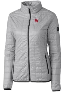 Cutter and Buck Nebraska Cornhuskers Womens Grey Rainier PrimaLoft Filled Jacket