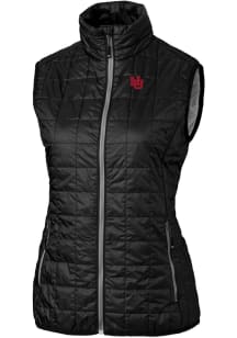Cutter and Buck Nebraska Cornhuskers Womens Black Vault Rainier PrimaLoft Vest
