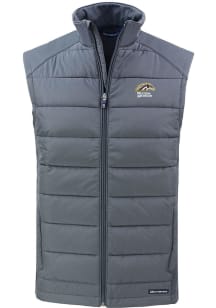 Cutter and Buck Western Michigan Broncos Mens Grey Evoke Sleeveless Jacket