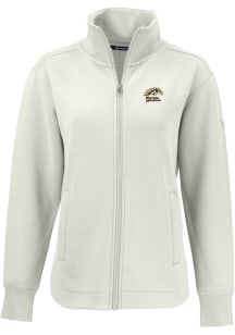 Cutter and Buck Western Michigan Broncos Womens White Roam Light Weight Jacket
