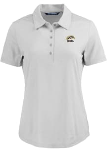 Cutter and Buck Western Michigan Broncos Womens Charcoal Coastline Eco Short Sleeve Polo Shirt