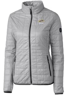 Cutter and Buck Western Michigan Broncos Womens Grey Rainier PrimaLoft Filled Jacket