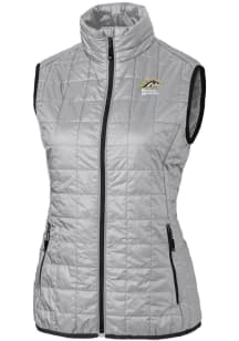 Cutter and Buck Western Michigan Broncos Womens Grey Rainier PrimaLoft Vest