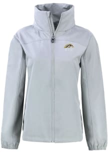 Cutter and Buck Western Michigan Broncos Womens Grey Charter Eco Light Weight Jacket