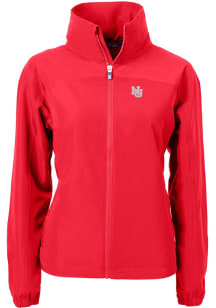 Cutter and Buck Nebraska Cornhuskers Womens Red Vault Charter Eco Light Weight Jacket