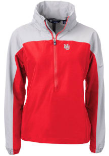 Cutter and Buck Nebraska Cornhuskers Womens Red Vault Charter Eco Pullover
