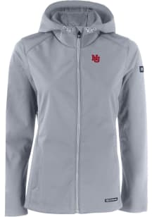 Cutter and Buck Nebraska Cornhuskers Womens Charcoal Vault Evoke Light Weight Jacket
