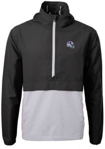 Cutter and Buck Buffalo Bills Mens Black Helmet Charter Eco Pullover Jackets