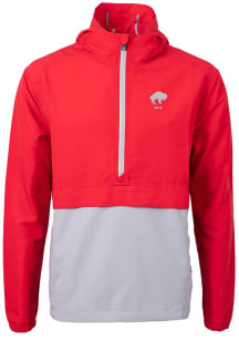 Cutter and Buck Buffalo Bills Mens Red Historic Charter Eco Pullover Jackets