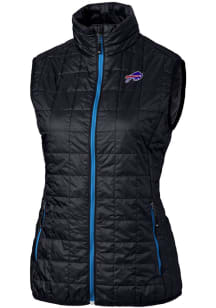 Cutter and Buck Buffalo Bills Womens Navy Blue Logo Rainier PrimaLoft Vest