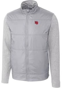 Cutter and Buck Nebraska Cornhuskers Mens Grey Stealth Medium Weight Jacket