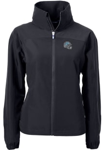 Cutter and Buck Detroit Lions Womens Black Helmet Charter Eco Light Weight Jacket