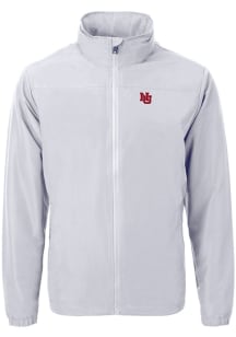 Cutter and Buck Nebraska Cornhuskers Mens Grey Vault Charter Eco Light Weight Jacket