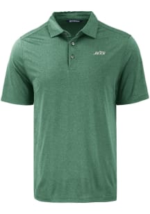 Cutter and Buck New York Jets Mens Green Coastline Eco Short Sleeve Polo