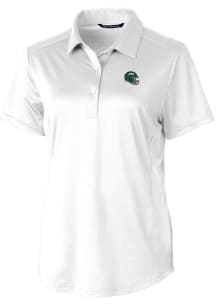 Cutter and Buck New York Jets Womens White Helmet Prospect Short Sleeve Polo Shirt