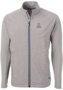 Cutter and Buck Appalachian State Mountaineers Mens Grey Adapt Eco Big and Tall Light Weight Jacke..
