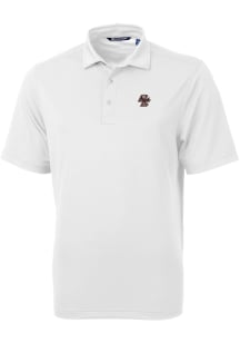 Cutter and Buck Boston College Eagles White Virtue Eco Pique Big and Tall Polo