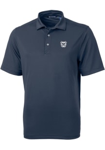 Cutter and Buck Butler Bulldogs Mens Navy Blue Virtue Eco Pique Short Sleeve Polo