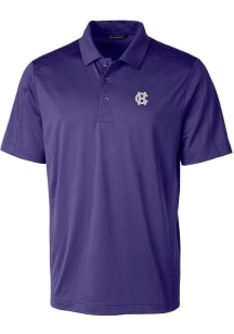 Cutter and Buck Holy Cross Crusaders Mens Purple Prospect Short Sleeve Polo
