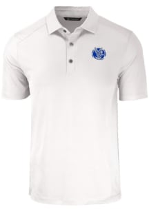 Cutter and Buck Air Force Falcons White Vault Forge Eco Stretch Big and Tall Polo