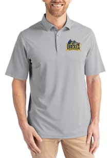 Cutter and Buck Drexel Dragons Grey Virtue Eco Pique Big and Tall Polo