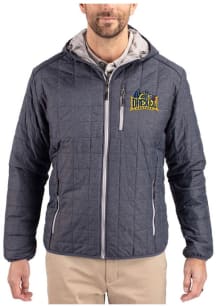 Cutter and Buck Drexel Dragons Mens Anthracite Rainier PrimaLoft Hooded Filled Jacket