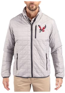 Cutter and Buck Eastern Washington Eagles Mens Grey Rainier PrimaLoft Big and Tall Lined Jacket
