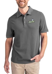 Cutter and Buck Florida Gulf Coast Eagles Grey Advantage Pique Big and Tall Polo