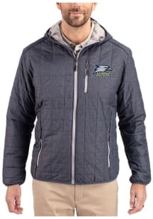 Cutter and Buck Georgia Southern Eagles Mens Anthracite Rainier PrimaLoft Hooded Filled Jacket
