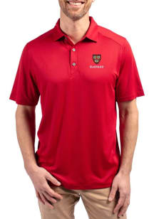Cutter and Buck Harvard Crimson Cardinal Forge Eco Stretch Big and Tall Polo