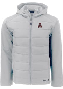 Cutter and Buck Alabama Crimson Tide Mens Charcoal Vault Evoke Hood Medium Weight Jacket
