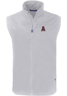 Cutter and Buck Alabama Crimson Tide Mens Grey Vault Charter Sleeveless Jacket