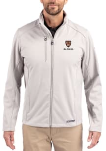Cutter and Buck Harvard Crimson Mens Charcoal Evoke Light Weight Jacket