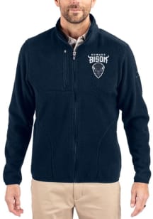 Cutter and Buck Howard Bison Mens Navy Blue Cascade Sherpa Light Weight Jacket