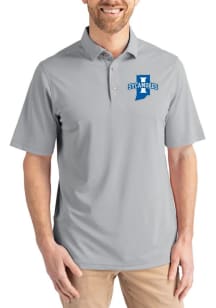 Cutter and Buck Indiana State Sycamores Grey Virtue Eco Pique Big and Tall Polo