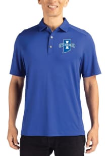 Cutter and Buck Indiana State Sycamores Blue Forge Eco Stretch Big and Tall Polo