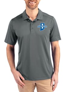 Cutter and Buck Indiana State Sycamores Mens Grey Prospect Short Sleeve Polo