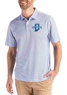 Cutter and Buck Indiana State Sycamores Mens White Pike Symmetry Short Sleeve Polo
