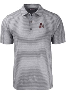 Cutter and Buck Arkansas Razorbacks Black Vault Forge Heather Stripe Big and Tall Polo